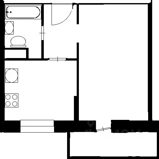 1-к кв. Санкт-Петербург просп. Ветеранов, 169к6 (32.4 м) - Фото 2