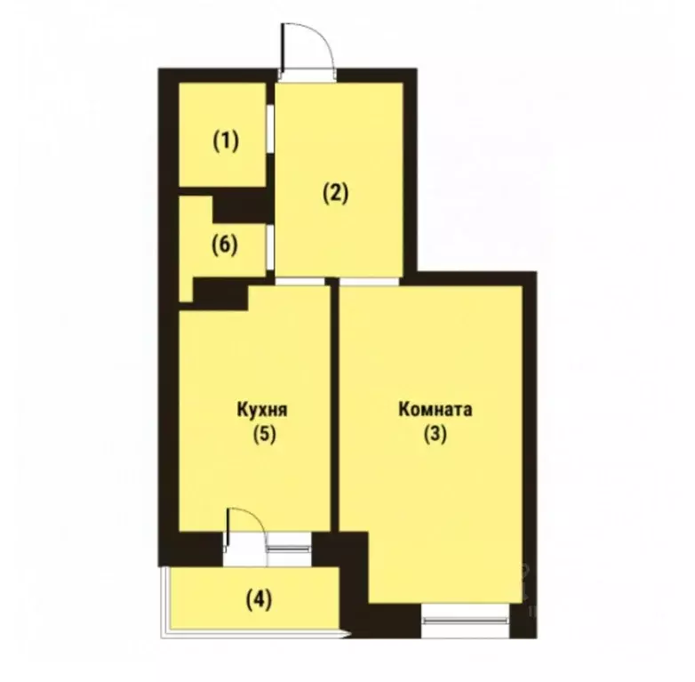 1-к кв. Санкт-Петербург ул. Репищева, 10к3 (41.5 м) - Фото 1
