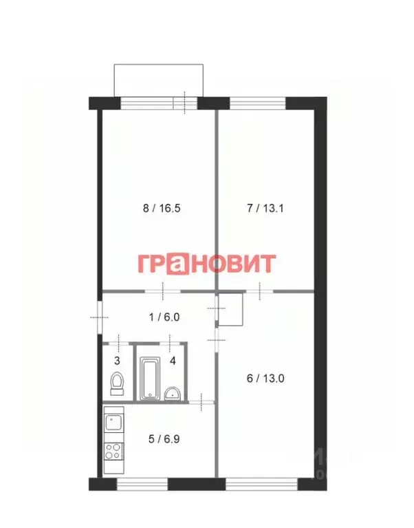 3-к кв. Новосибирская область, Новосибирск Затулинский жилмассив, ул. ... - Фото 2