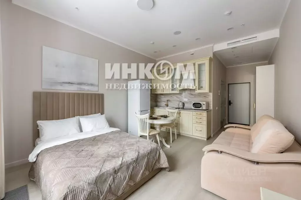 Студия Москва Ленинградский просп., 34А (27.7 м) - Фото 2