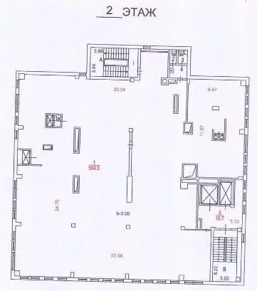 Помещение свободного назначения в Москва Веерная ул., 30К3 (618 м) - Фото 2