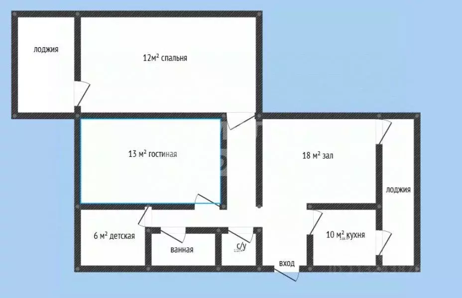 4-к кв. Дагестан, Каспийск ул. М. Халилова, 24 (84.0 м) - Фото 1