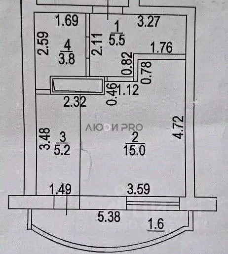 1-к кв. Кировская область, Киров ул. Чистопрудненская, 1 (29.5 м) - Фото 2