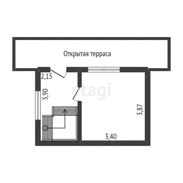 Дом в село Красный Октябрь, Зелёная улица (42 м) - Фото 1