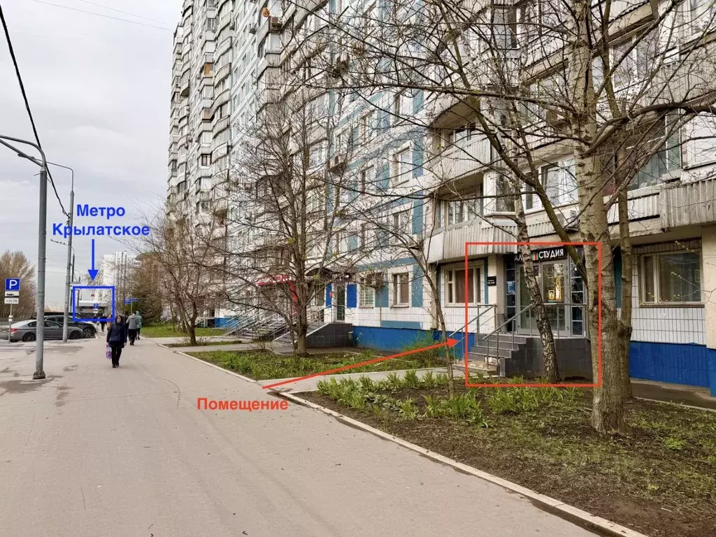 Помещение свободного назначения в Москва Осенний бул., 10К1 (77 м) - Фото 1