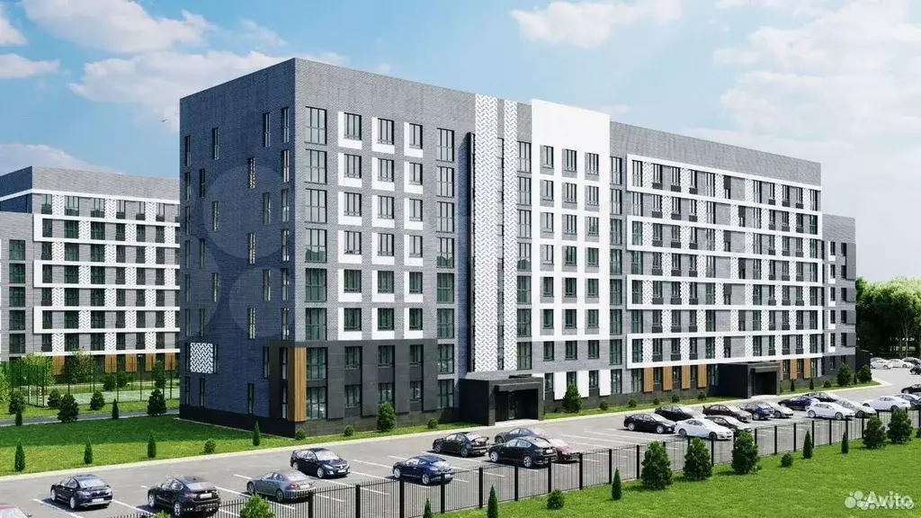 1-к. квартира, 40,9 м, 3/8 эт. - Фото 0