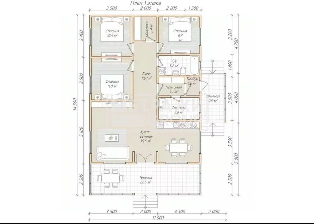 Дом в Московская область, Пушкинский городской округ, д. Степаньково, ... - Фото 2