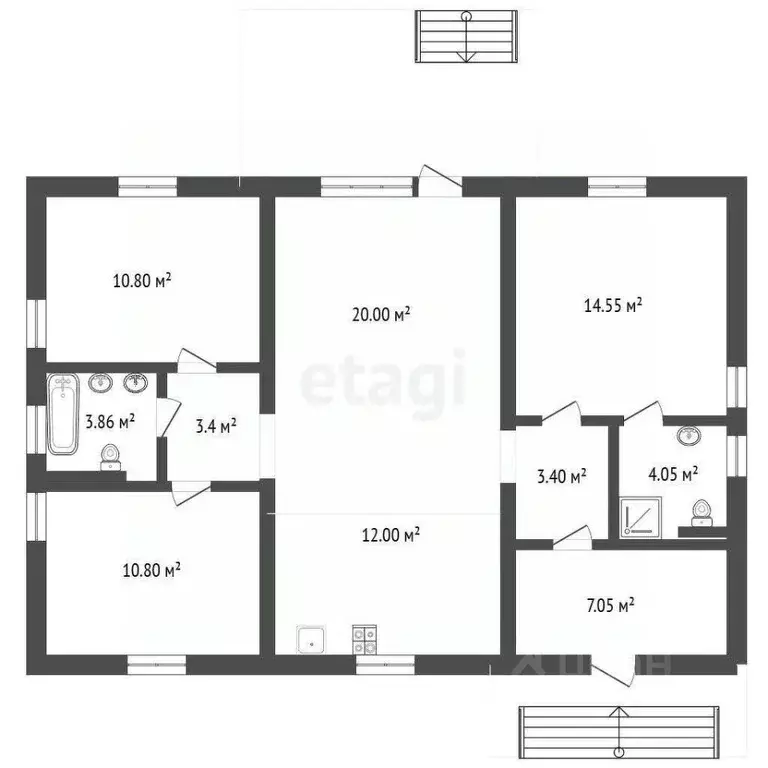 Дом в Воронежская область, Рамонский район, Новоживотинновское с/пос, ... - Фото 2