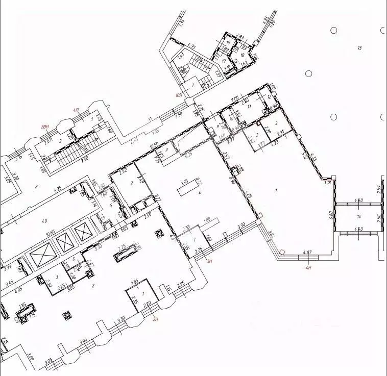 Помещение свободного назначения в Москва ул. Вильгельма Пика, 3Ас1 (91 ... - Фото 2