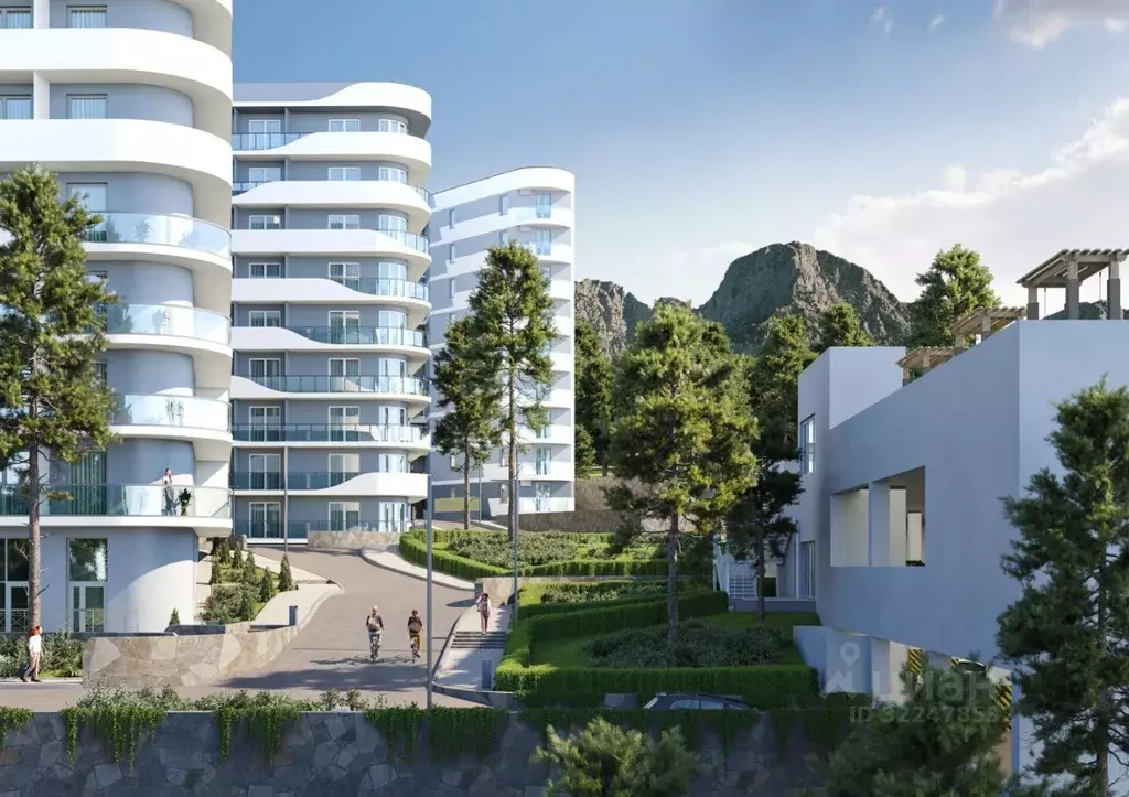 1-к кв. Крым, Ялта муниципальный округ, Виноградное пгт Космос Стей ... - Фото 1