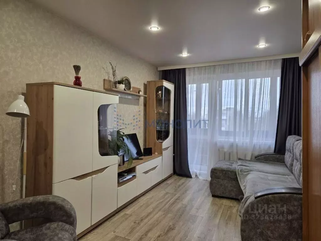 1-к кв. Нижегородская область, Дзержинск ул. Пожарского, 8/34 (33.4 м) - Фото 1