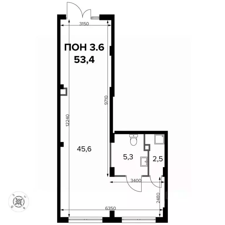 Помещение свободного назначения в Москва Ленинградское ш., 228к4 (53 ... - Фото 1