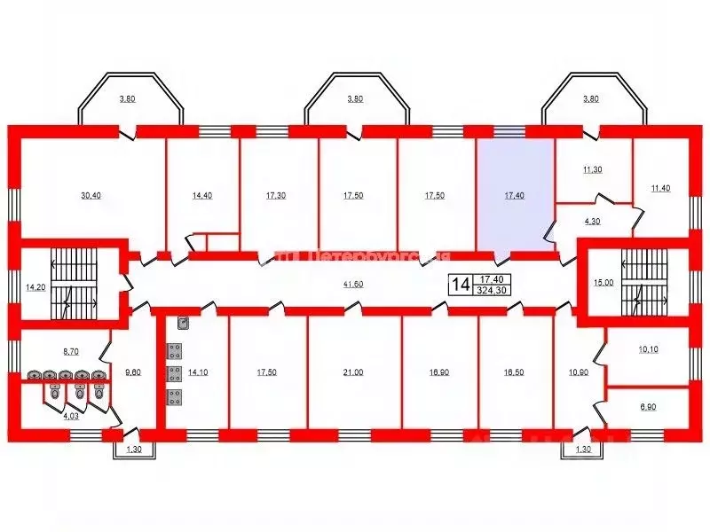 Комната Санкт-Петербург, Санкт-Петербург, Павловск Детскосельская ул., ... - Фото 2
