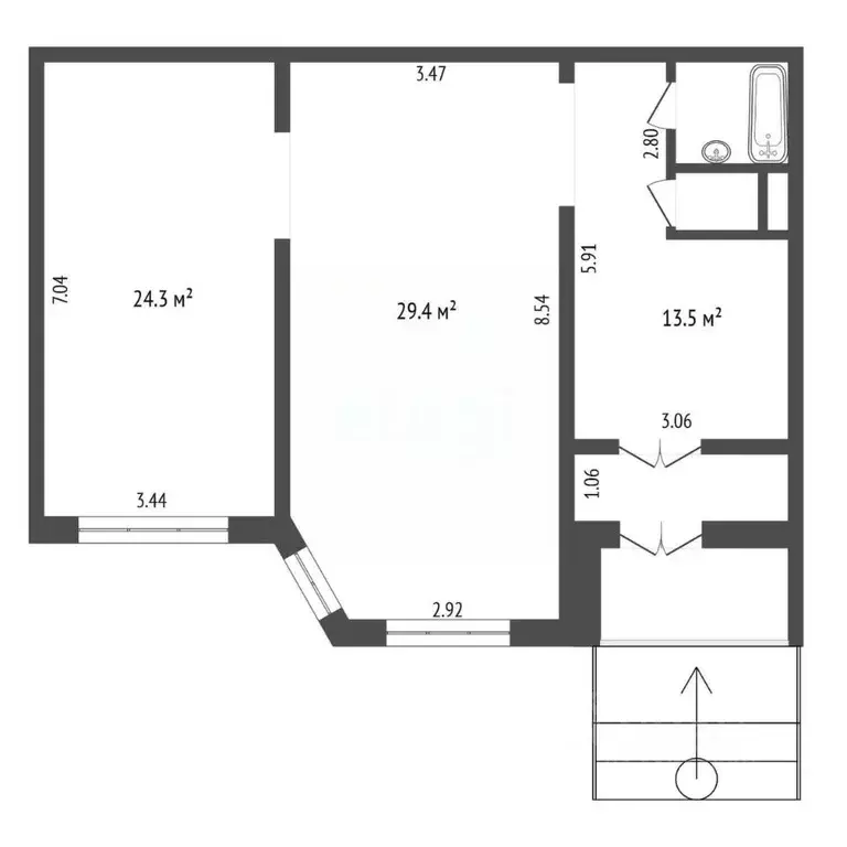 Помещение свободного назначения в Тюменская область, Тюмень Широтная ... - Фото 2