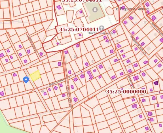 Участок в Вологодская область, с. Первомайское ул. Покровская (11.0 ... - Фото 2