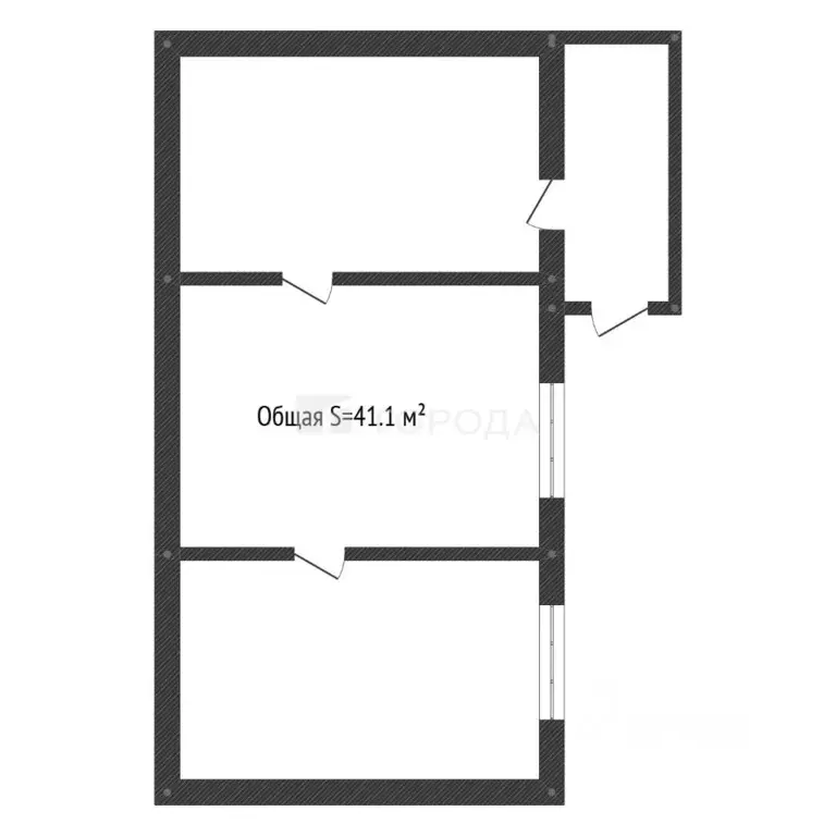 Дом в Алтайский край, Барнаул Новороссийская ул., 52А (41 м) - Фото 2