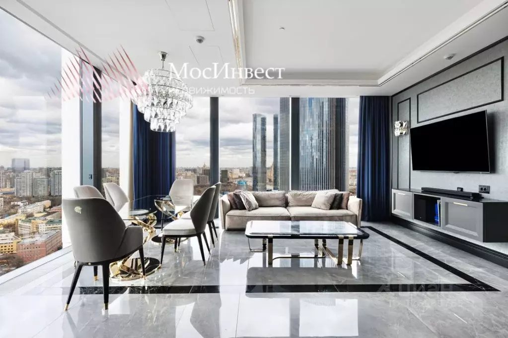 3-к кв. Москва 1-й Красногвардейский проезд, 22с2 (96.0 м) - Фото 1