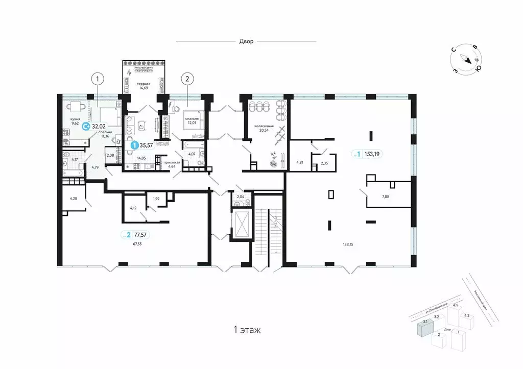 Помещение свободного назначения (48.9 м) - Фото 2