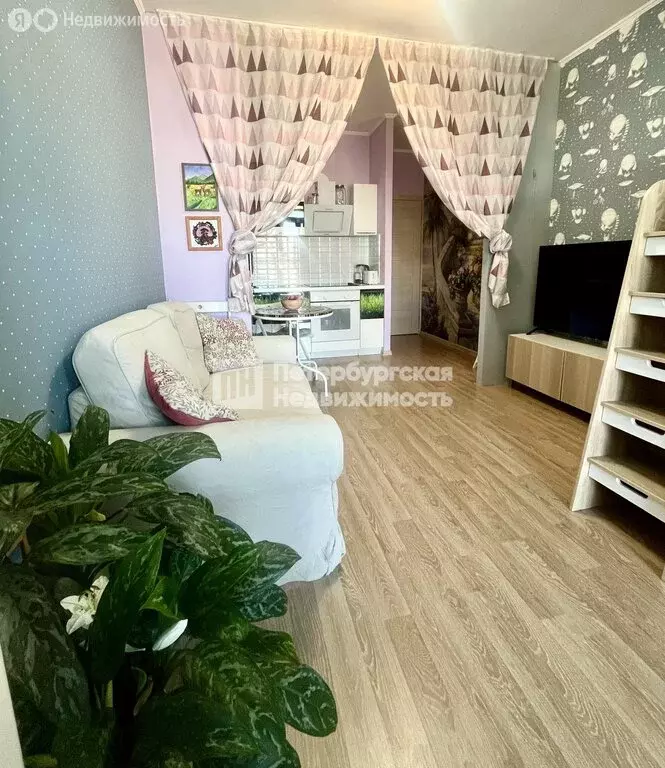 Квартира-студия: Санкт-Петербург, улица Адмирала Черокова, 18к3 (24.1 ... - Фото 1