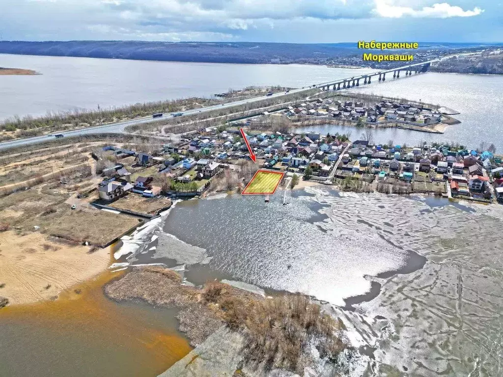 Участок в Татарстан, Зеленодольский район, Октябрьское с/пос, пос. ... - Фото 1