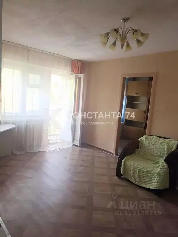 2-к кв. Челябинская область, Челябинск Российская ул., 303 (45.4 м) - Фото 1