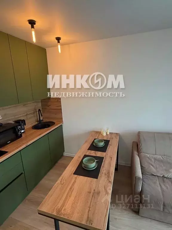 Студия Московская область, Котельники Парковый мкр, 1к20 (19.0 м) - Фото 2