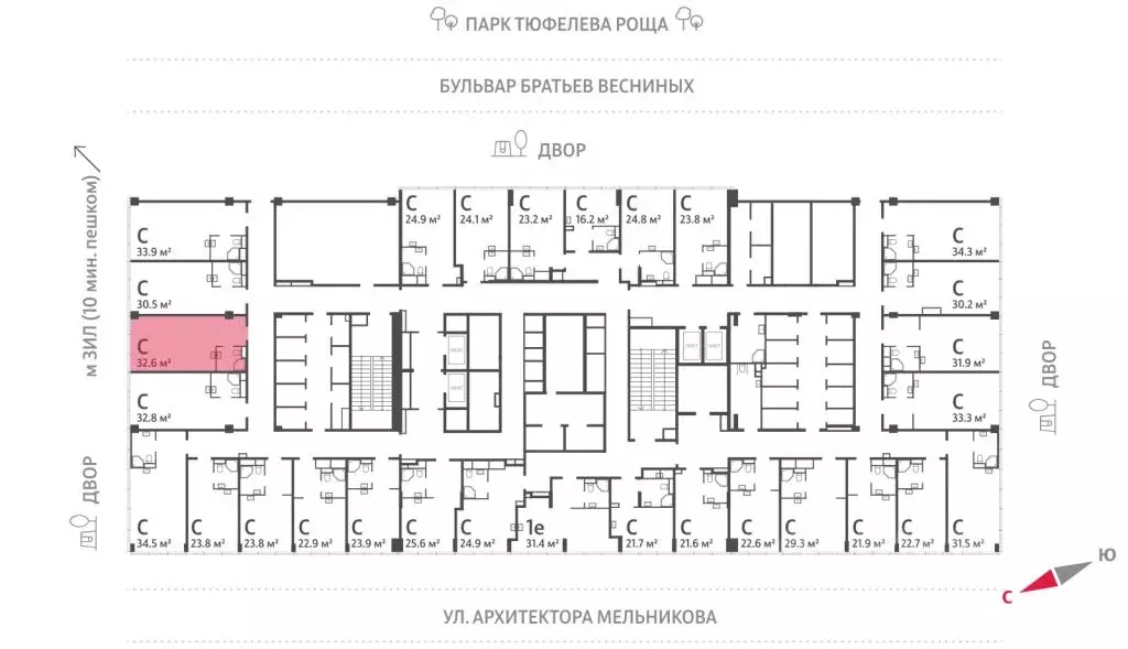 Помещение свободного назначения в Москва Зиларт жилой комплекс, ... - Фото 2