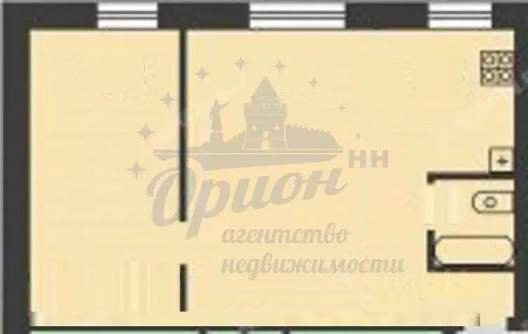 2-к кв. Нижегородская область, Нижний Новгород просп. Ленина, 79А ... - Фото 1