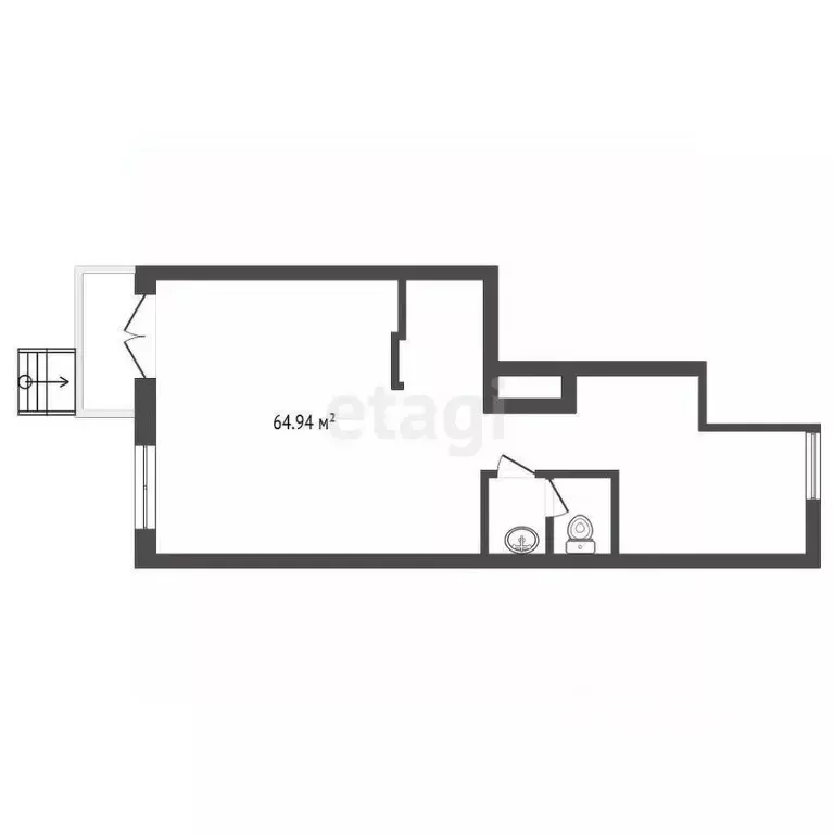 Помещение свободного назначения в Ярославская область, Ярославль ул. ... - Фото 2