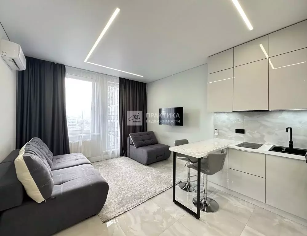 Студия Москва Новоостаповская ул., 20 (23.8 м) - Фото 1