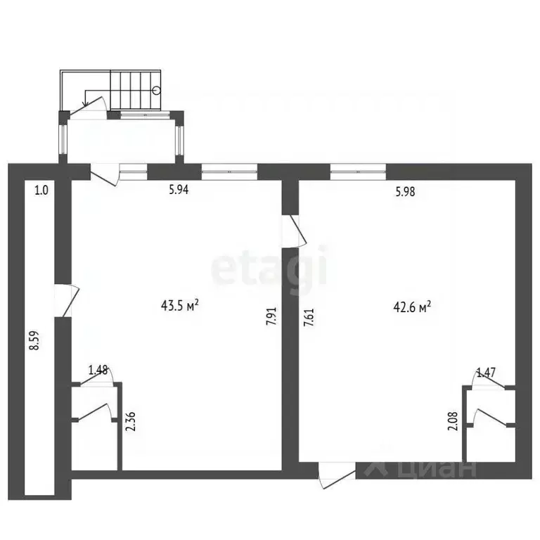 Помещение свободного назначения в Омская область, Омск ул. Дмитриева, ... - Фото 2