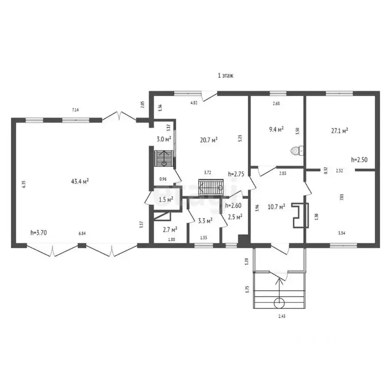 Дом в Красноярский край, Красноярск Дальневосточная ул., 33 (250 м) - Фото 2