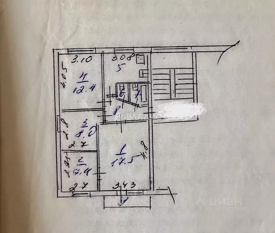 4-к кв. Пензенская область, Пенза ул. Суворова, 164 (60.8 м) - Фото 2