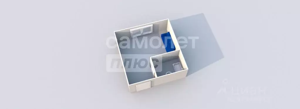 Студия Московская область, Домодедово Западный мкр, ул. Лунная, 1к1 ... - Фото 2