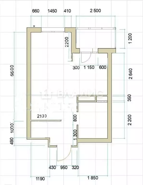 Квартира-студия: Москва, район Троицк, Чароитовая улица, 1к3 (30 м) - Фото 1