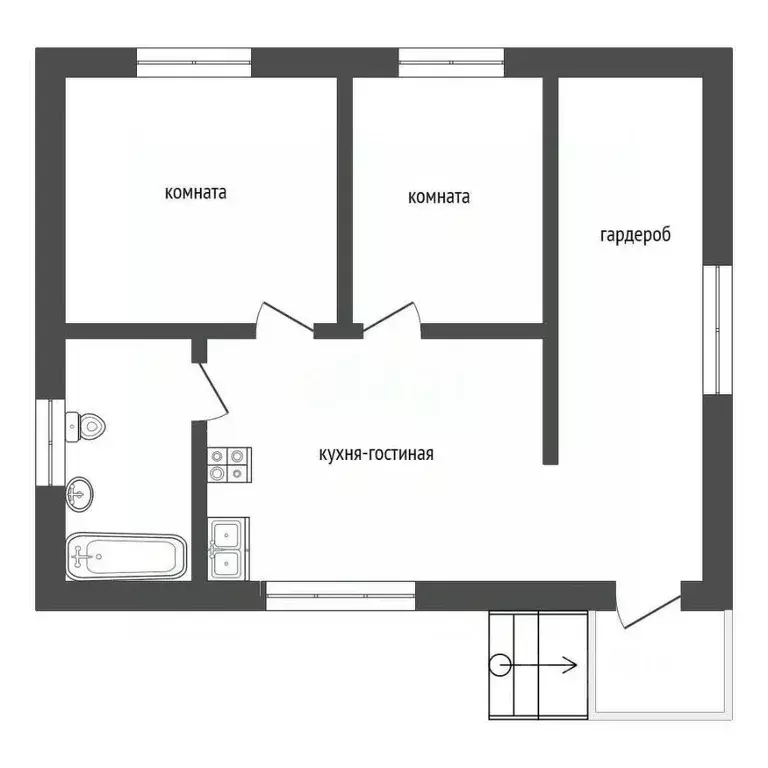 Дом в Тюменская область, Нижнетавдинский муниципальный округ, ... - Фото 2