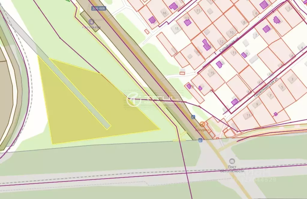 Участок в Калужская область, Дзержинский муниципальный округ, Жилетово ... - Фото 1