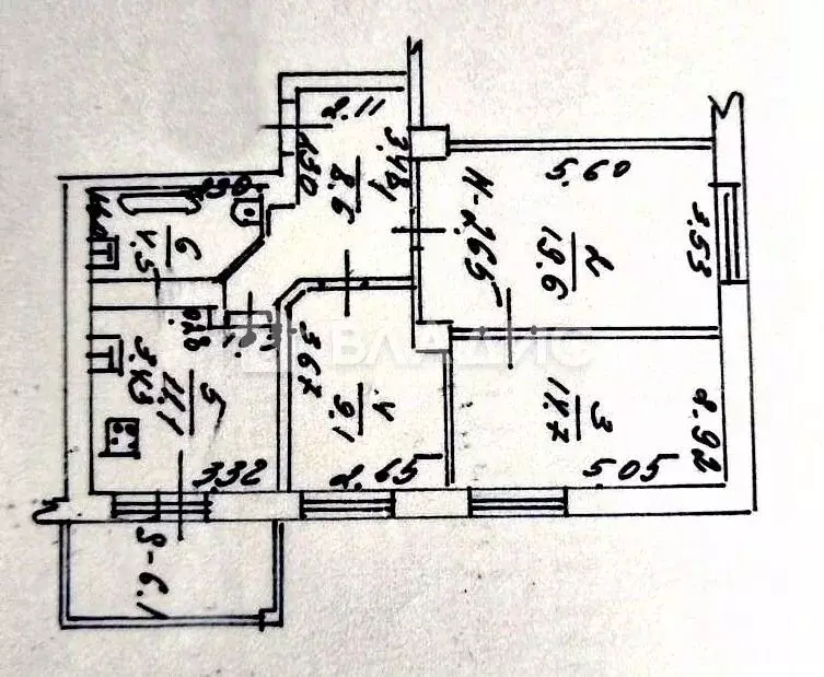 3-к кв. Ростовская область, Ростов-на-Дону Рабочий Городок мкр, ул. ... - Фото 2