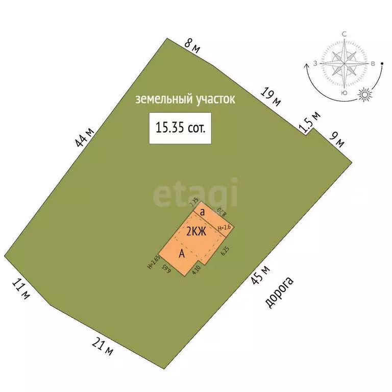 Дом в посёлок Малиновка, Малиновская улица (114 м) - Фото 1