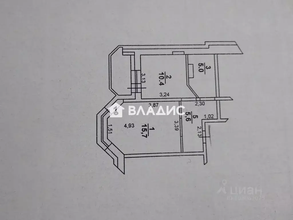 1-к кв. Московская область, Лыткарино Набережная ул., 11 (37.0 м) - Фото 2