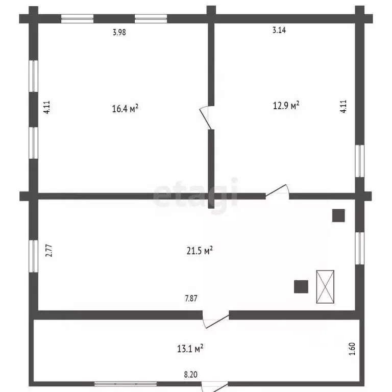 Дом в Башкортостан, Стерлитамакский район, с. Первомайское ул. Дружбы ... - Фото 2