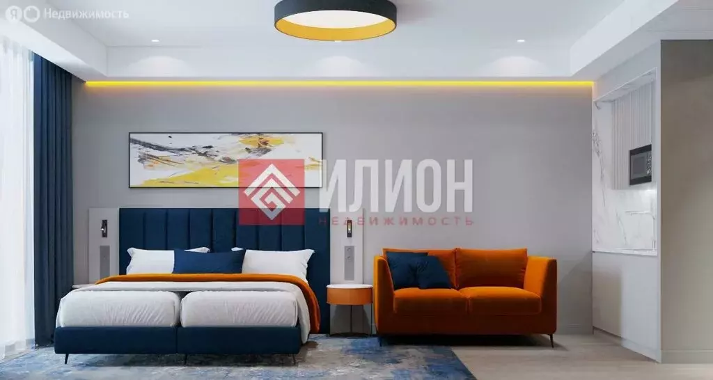 Квартира-студия: Евпатория, Симферопольская улица, 1 (29.7 м) - Фото 1