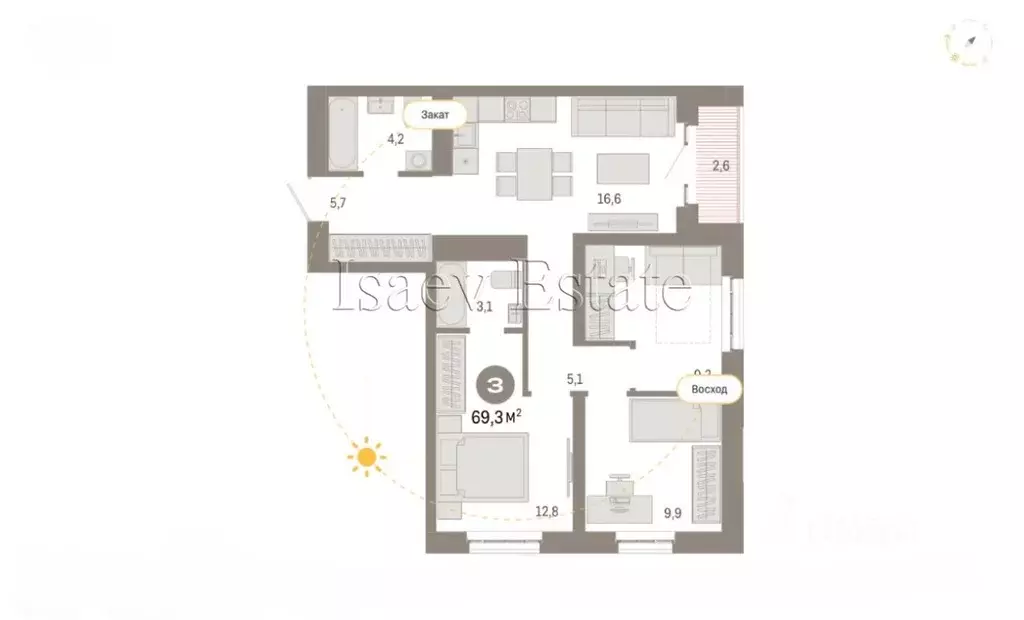 3-к кв. Москва Тагильская ул., 6/1 (70.0 м) - Фото 0