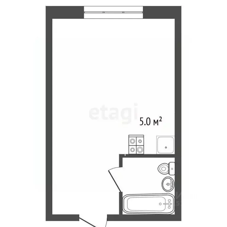 Студия Ямало-Ненецкий АО, Новый Уренгой Лимбяяха мкр, Надежда мкр, 17 ... - Фото 2