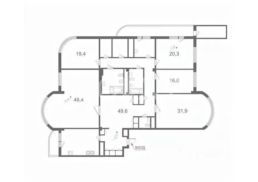 5-к кв. Москва Новочеремушкинская ул., 71/32 (240.0 м) - Фото 2