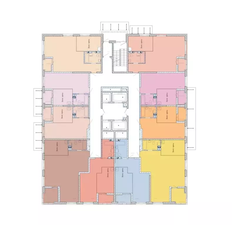 1-к кв. Приморский край, Владивосток Посейдония жилой комплекс, 1/1 ... - Фото 2