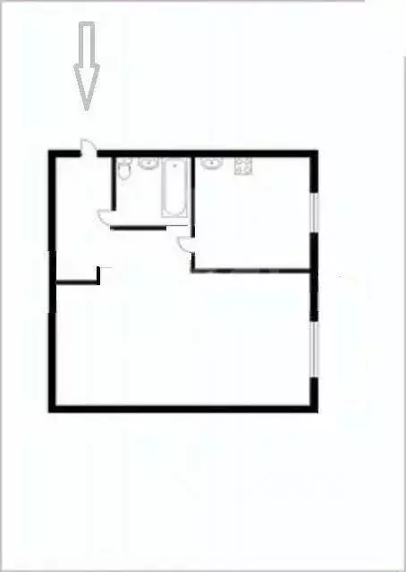 1-к кв. Кемеровская область, Новокузнецк ул. Первостроителей, 7 (30.3 ... - Фото 2