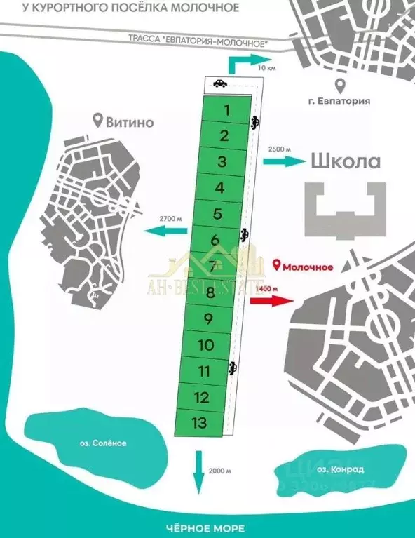 Участок в Северная Осетия, Владикавказ просп. Героев Отечества, 4 (6.0 ... - Фото 1