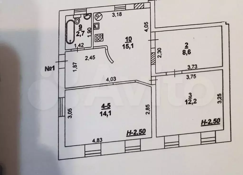 Дом 57,5 м на участке 2 сот. - Фото 0