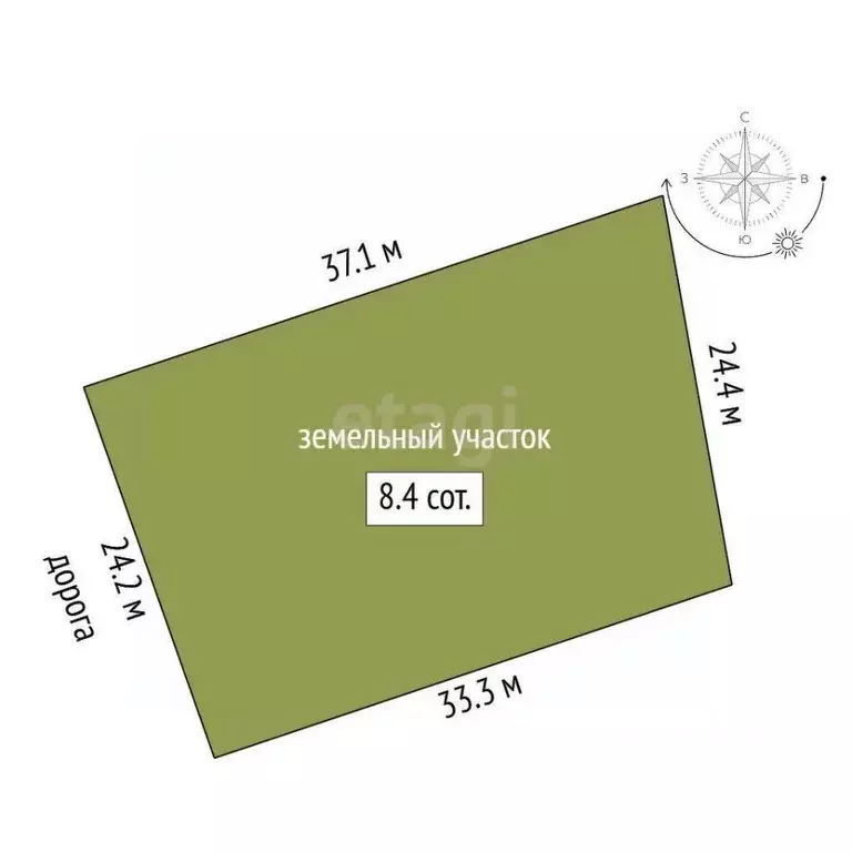 Участок в Ростовская область, Каменск-Шахтинский пер. Кооперативный ... - Фото 2